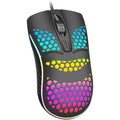 Mouse Óptico Com Fio Usb RGB Para Computador Notebook