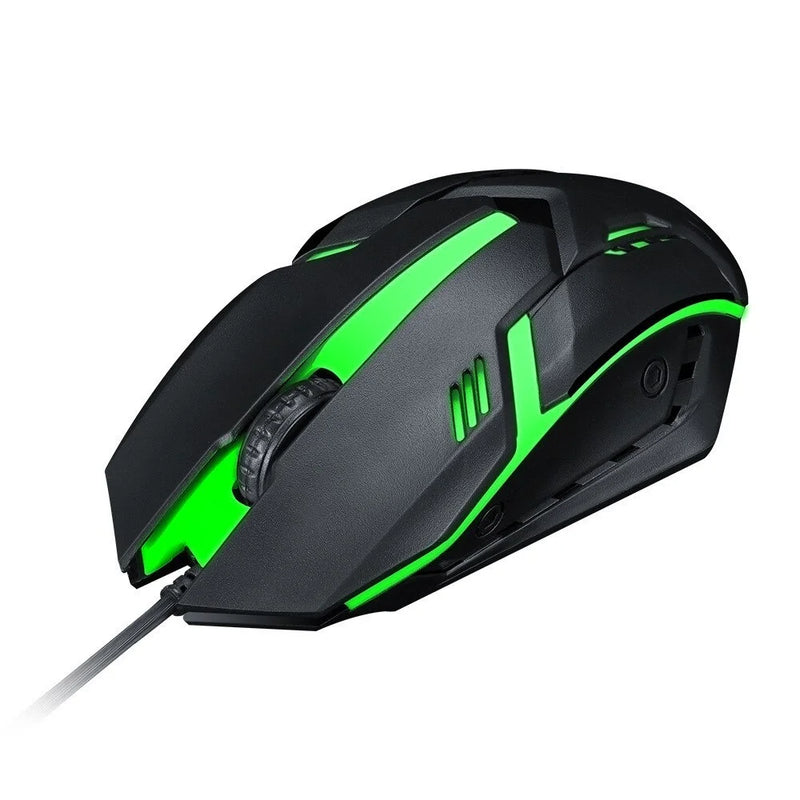 ALFA Mouse Gamer Usb 3200dpi Led Rgb Com Fio